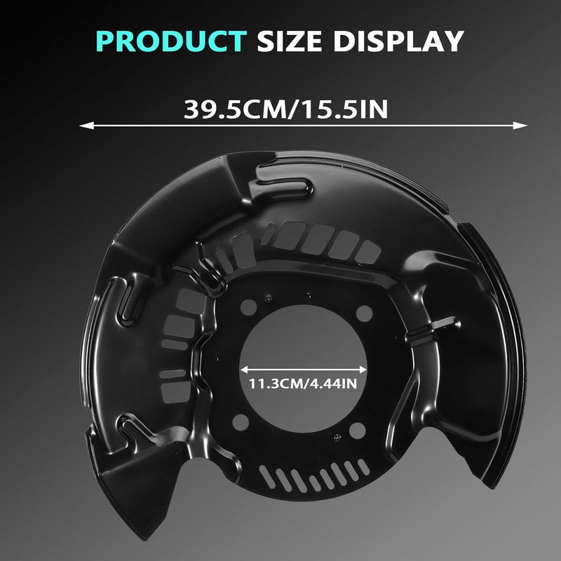 Gaogsiy Brake Dust Shield Cover Front Left and Right Fit Sequoia 2008-2022, Tundra 2007-2021 Replace 477030C031 47704-0C031 - Image 3